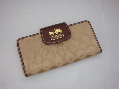 Coach Wallets - 41985 coffee/apricot